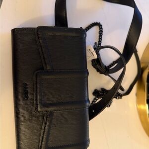 Aldo Elegant Black Crossbody and Belt Bag